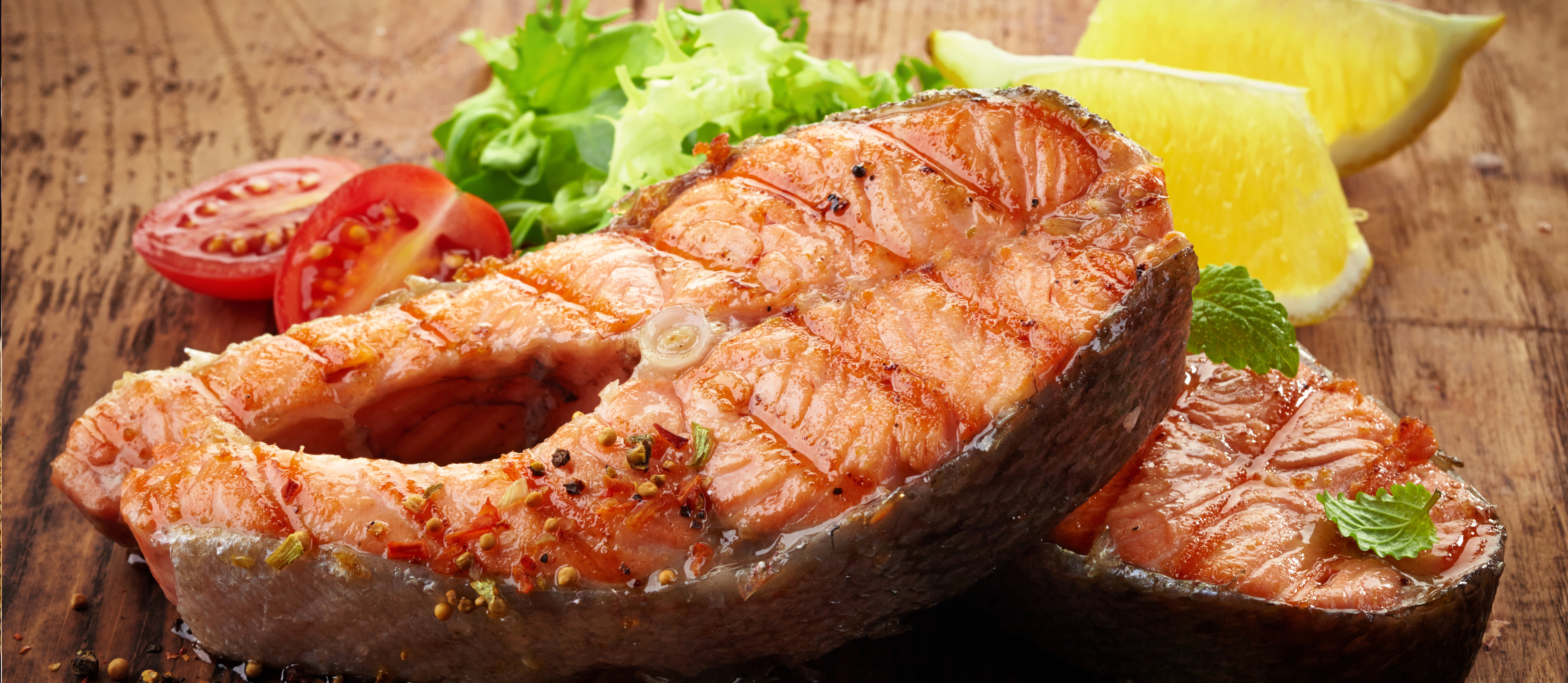 Salmon steak